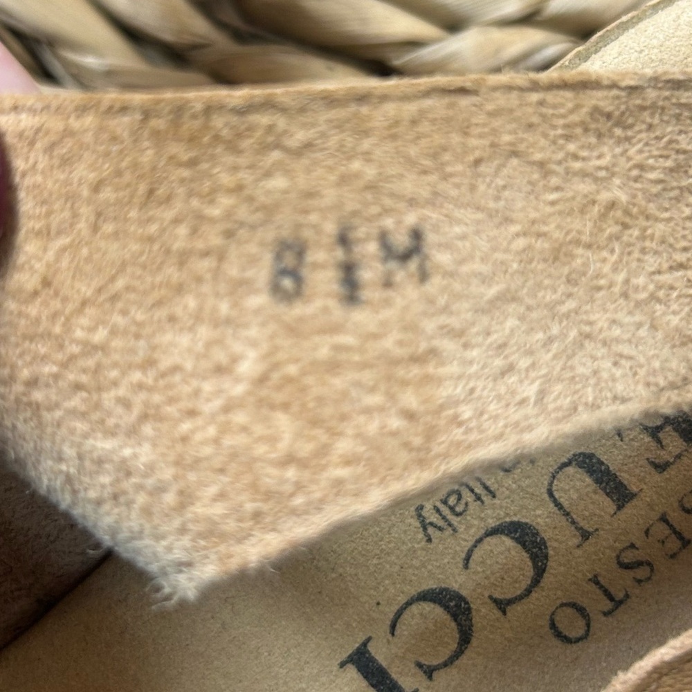 Sesto Meucci Tan Leather Sandals. Made in Italy. Size 8.5. - Picture 8 of 8